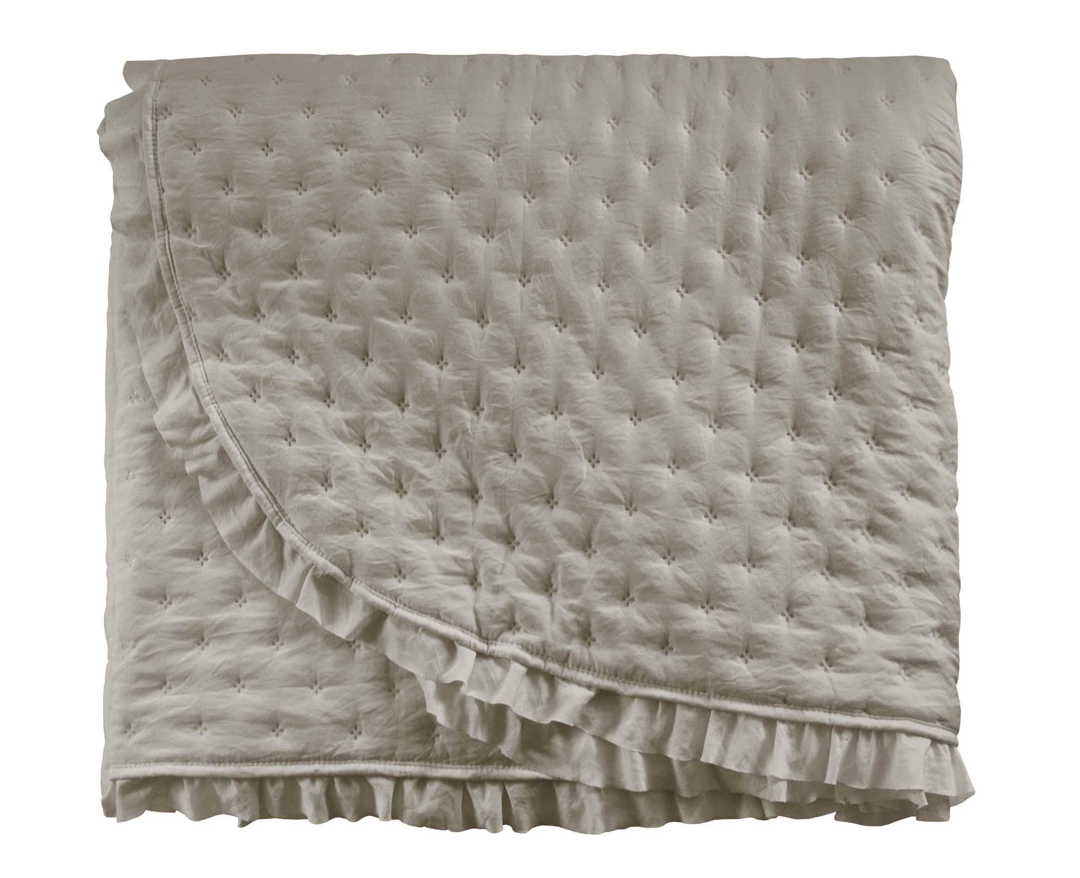 COLCHA BOUTI ZAFIRO 250X270CM BEIGE 2